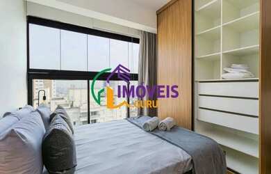 Imagem: O apartamento possui 1 Dormitório, 1 Banheiro, 25m² de Área