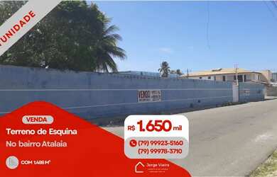 Imagem: O terreno possui 1488m² de Área e está localizado em Atalaia