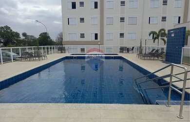 Imagem: O apartamento possui 2 Dormitórios, 1 Banheiro, 1 Vaga na garagem