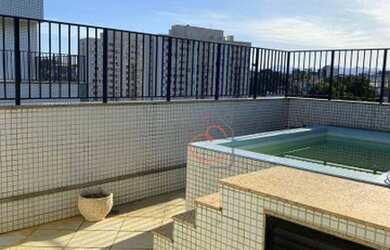 Imagem: O apartamento na cobertura possui 4 Dormitórios, 3 Banheiros