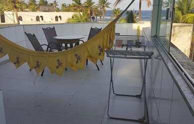 Imagem 1: Maravilhoso Village mobiliado 3/4 com cobertura vista mar, pé na areia