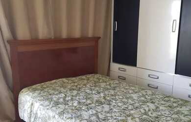 Imagem: A casa em condomínio possui 1 Dormitório, 1 Banheiro, 1 Vaga