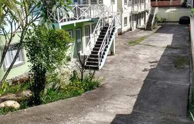 Imagem: O apartamento possui 1 Dormitório, 1 Banheiro, 1 Vaga na garagem