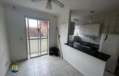 Imagem: O apartamento possui 1 Dormitório, 1 Banheiro, 1 Vaga na garagem