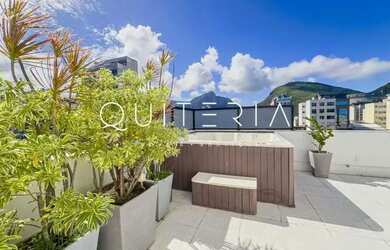 Imagem: O apartamento na cobertura possui 4 Dormitórios, 5 Banheiros