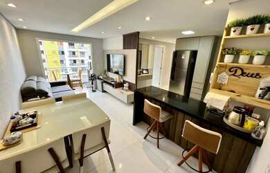 Imagem: O apartamento possui 3 Dormitórios, 2 Banheiros, 1 Vaga na