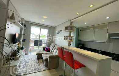 Imagem: O apartamento possui 2 Dormitórios, 1 Banheiro, 1 Vaga na garagem