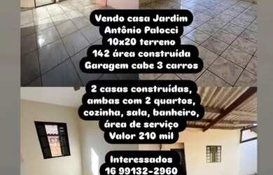 Imagem 1: Vendo Casa Jardim Antônio Palocci - Ribeirão Preto