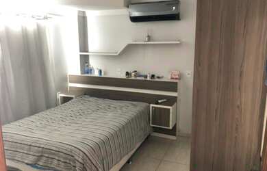 Imagem: A kitnet possui 1 Dormitório, 1 Banheiro, 1 Vaga na garagem