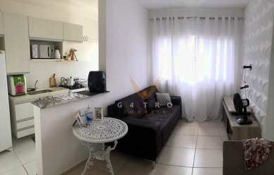 Imagem: O apartamento possui 2 Dormitórios, 1 Banheiro, 1 Vaga na garagem