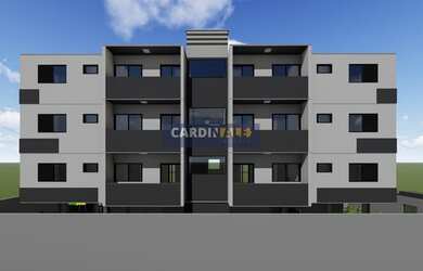 Imagem: O apartamento possui 2 Dormitórios, 1 Banheiro, 1 Vaga na garagem