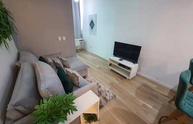Imagem: O apartamento possui 1 Dormitório, 1 Banheiro, 35m² de Área