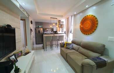 Imagem: O apartamento possui 2 Dormitórios, 1 Banheiro, 1 Vaga na garagem