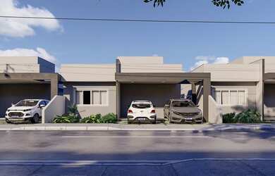 Imagem 1: 114/VENDO CASAS NOVAS EM CONDOMINIO FECHADO NO TURU COM 3/4,2 BANHEIRO,2 VAGAS NA GARAGEM