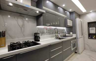 Imagem: O apartamento na cobertura possui 3 Dormitórios, 3 Banheiros