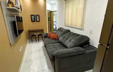 Imagem: O apartamento na cobertura possui 2 Dormitórios, 1 Banheiro