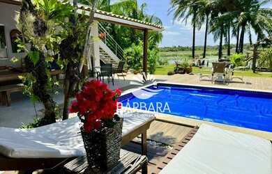 Imagem: Casa com 3 dormitórios para alugar por R$ 3.500,00/dia - Guarajuba