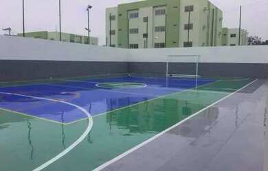 Imagem: O apartamento possui 2 Dormitórios, 1 Banheiro, 1 Vaga na garagem