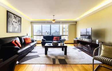 Imagem: O apartamento na cobertura possui 4 Dormitórios, 4 Banheiros