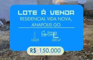 Imagem: O terreno possui 30m² de Área e está localizado em Anápolis