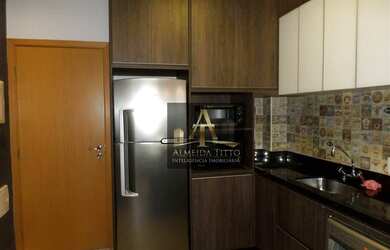 Imagem: O studio possui 1 Dormitório, 1 Banheiro, 1 Vaga na garagem