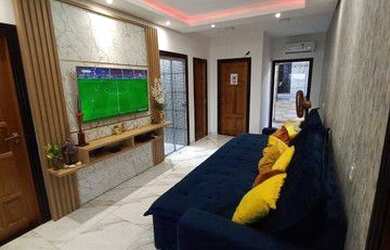 Imagem: A casa possui 3 Dormitórios, Ar-condicionado, Guarda roupa