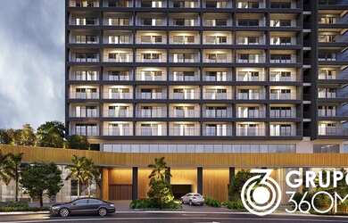 Imagem: O apartamento possui 1 Dormitório, 1 Banheiro, 36m² de Área