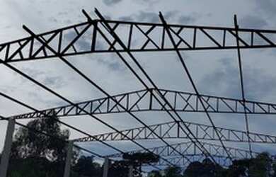 Imagem 3: Estrutura de Barracão. 300m² de Área