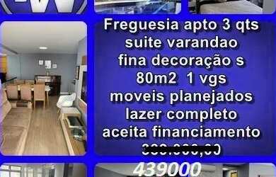 Imagem 1: FREGUESIA APTO 3 QTS SUITE REFORMADO LAZER COMPLETO MAIS FOTOS OU INFORMAÇÕES...