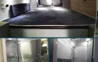 Imagem: A casa possui 1 Dormitório, 2 Vagas na garagem e está localizado