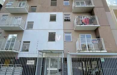 Imagem: O apartamento possui 1 Dormitório, 1 Banheiro, 1 Vaga na garagem