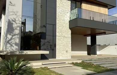 Imagem: A casa em condomínio possui 5 Dormitórios, 5 Banheiros, 3