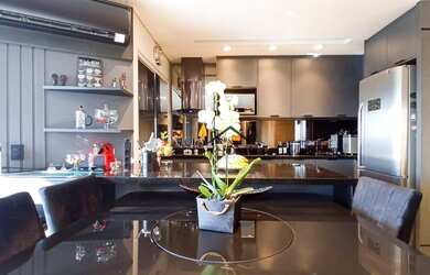 Imagem: O apartamento na cobertura possui 2 Dormitórios, 4 Banheiros