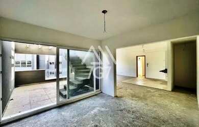 Imagem: O apartamento na cobertura possui 3 Dormitórios, 4 Banheiros