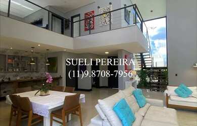 Imagem: A casa em condomínio possui 4 Dormitórios, 5 Banheiros, 4