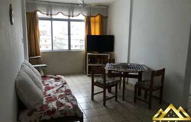 Imagem: O apartamento possui 1 Dormitório, 1 Banheiro, 1 Vaga na garagem