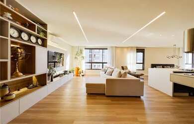 Imagem: O apartamento possui 3 Dormitórios, 4 Banheiros, 3 Vagas na