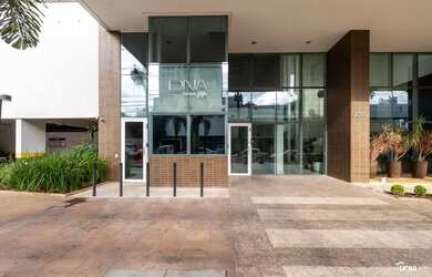 Imagem: O apartamento possui 1 Dormitório, 2 Banheiros, 1 Vaga na garagem