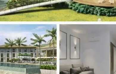 Imagem: O apartamento possui 1 Dormitório, 2 Banheiros, 2 Vagas na