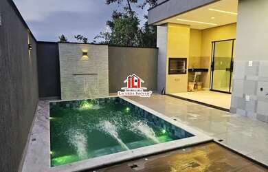 Imagem 14: Casa Térrea no Vivenda das Marinas com 3 Suítes Espaço lazer com Piscina...