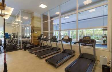 Imagem: O apartamento possui 1 Dormitório, 1 Banheiro, 1 Vaga na garagem