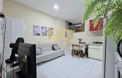 Imagem: O apartamento e possui 1 Dormitório, Suítes, 1 Banheiro