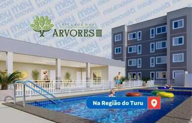 Imagem: O apartamento possui 2 Dormitórios, 1 Banheiro, 1 Vaga na garagem