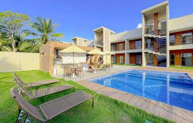 Imagem: A casa em condomínio possui 3 Dormitórios, 2 Banheiros, 1