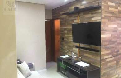 Imagem: O apartamento possui 2 Dormitórios, 1 Banheiro, 1 Vaga na garagem