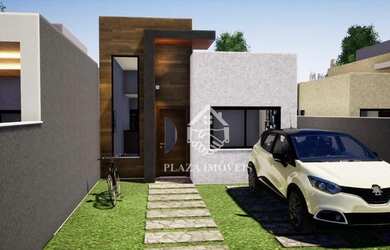 Imagem: A casa possui 3 Dormitórios, 2 Banheiros, 1 Vaga na garagem