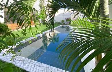 Imagem: A casa em condomínio possui 5 Dormitórios, 5 Banheiros, 4