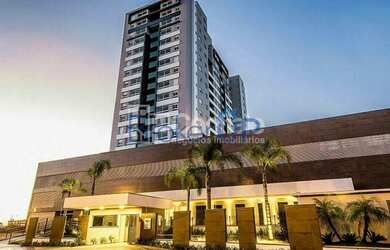 Imagem: O apartamento possui 1 Dormitório, 1 Banheiro, 1 Vaga na garagem