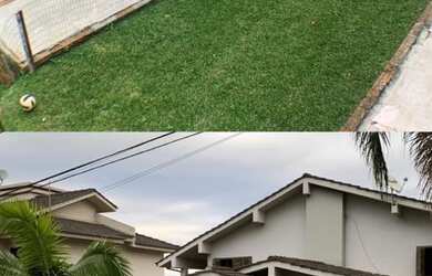 Imagem: A casa possui 3 Dormitórios, 1 Banheiro, 1 Vaga na garagem