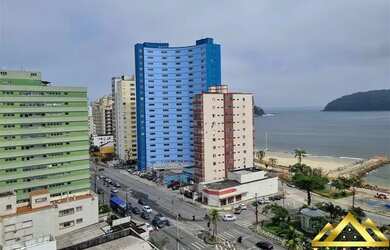 Imagem 8: 2 Dormitórios, 1 suíte, 1 vaga com vista ao mar e sacada no Boa Vista, São Vicente-SP